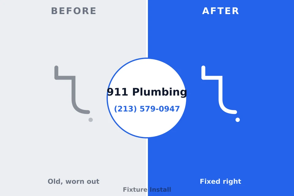 Before and after: plumbing repair North Beach, MD
